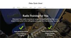 Desktop Screenshot of onlineradioschool.com